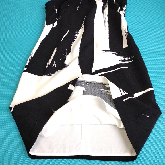 Banana Republic Pencil Colorblock Lined Shift Dress Size 0 - Picture 6 of 14